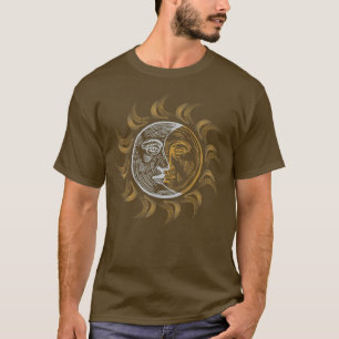 Astronomy Retro Stars Sun Moon Planets Astrophile T-Shirt