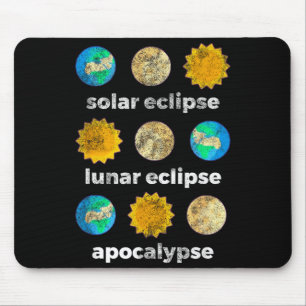 Astronomy science solar eclipse lunar eclipseAstro Mouse Mat