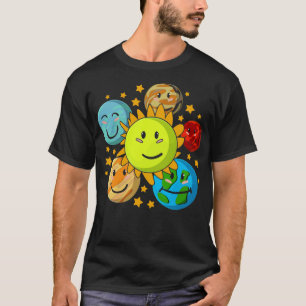 Astronomy Solar System Planets Space Science Cute T-Shirt