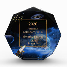 astronomy space acrylic award