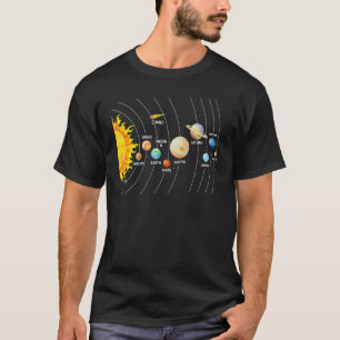 Astronomy   Space Fans Solar System Sun Earth T-Shirt