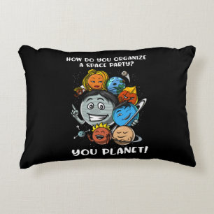 Astronomy Space Party Solar System Planets Joke Decorative Cushion