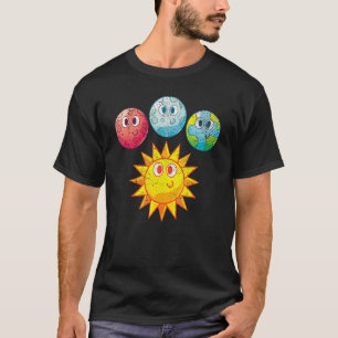 Astronomy Space Science Astronomer Galaxy Cute Pla T-Shirt