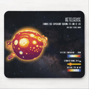 Astronomy Star Betelgeuse Space Science Design Mouse Mat