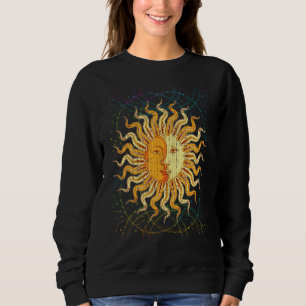 Astronomy Sun Moon Celestial Bodies Bohemian Astro Sweatshirt