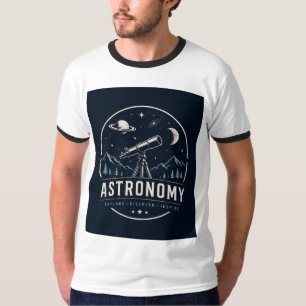 Astronomy Telescope Graphic T-Shirt