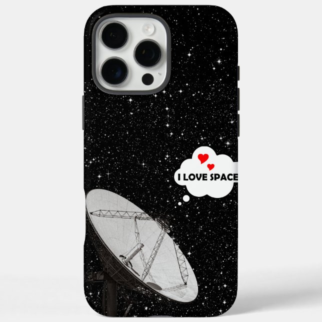 Astronomy Themed Satellite Dish Backdrop Stars Case-Mate iPhone Case (Back)