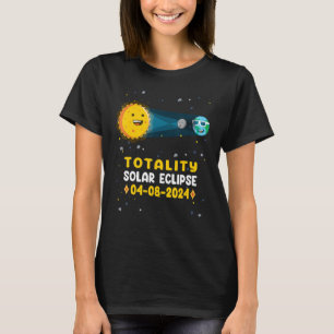 Astronomy  Total Solar Eclipse 2024 Totality 04 08 T-Shirt