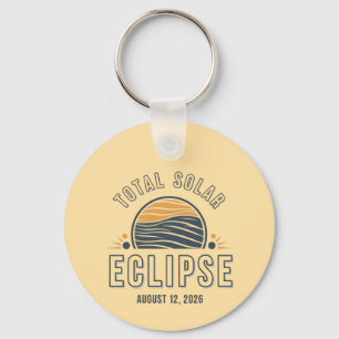 Astronomy Total Solar Eclipse 2026 Totality August Key Ring