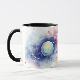 Astronomy universe nebula. Mug