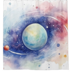 Astronomy universe nebula. Shower Curtain