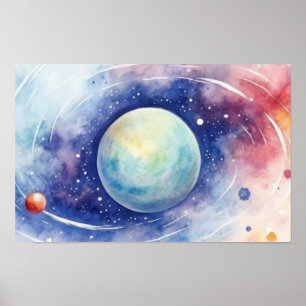 Astronomy universe nebula. SMALL Poster