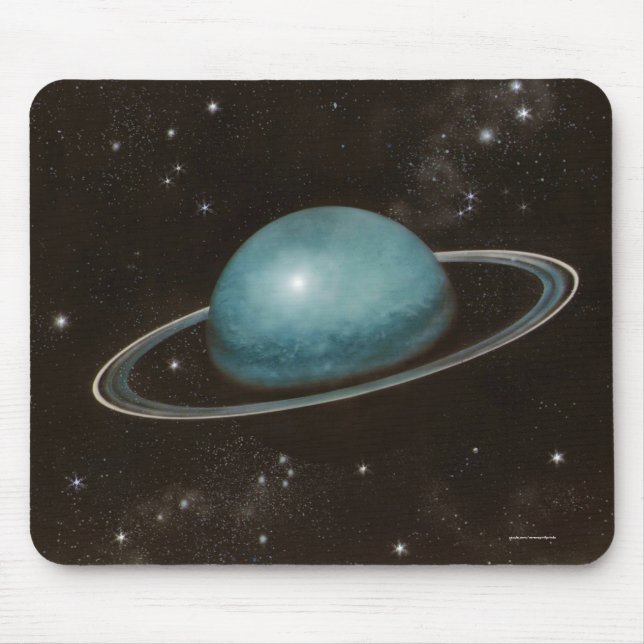 Astronomy Uranus Planetary Image Mouse Mat (Front)