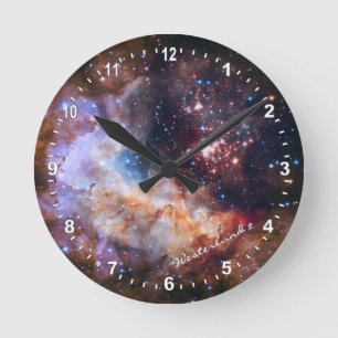 Astronomy & Westerlund 2 Clock, Hubble / Galaxy Round Clock