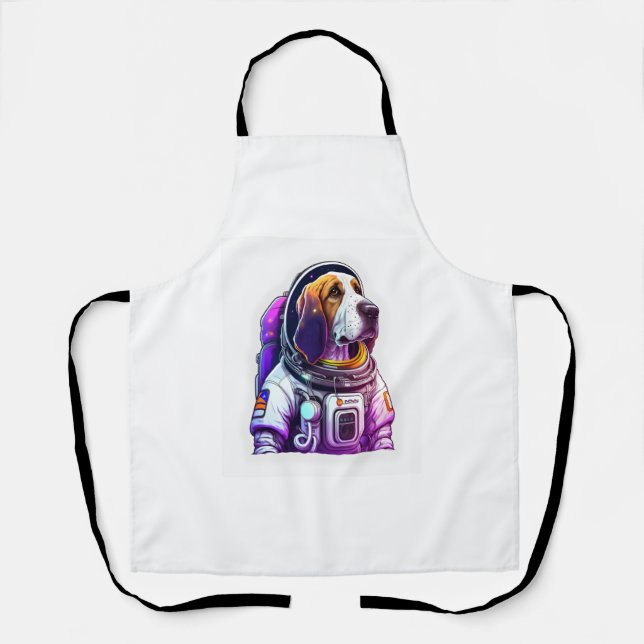 Astronout Dog Mascot  Apron (Front)
