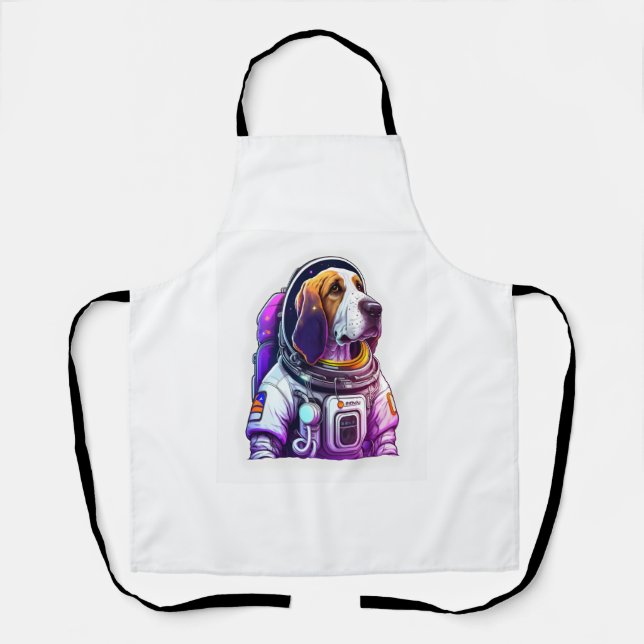 Astronout Dog Mascot  Apron (Front)