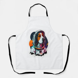 Astronout Dog Mascot Apron