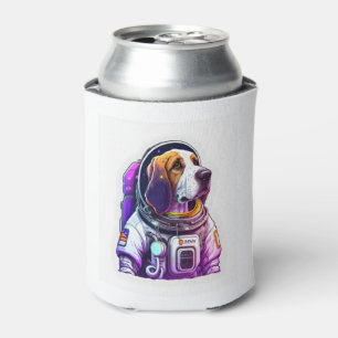 Astronout Dog Mascot Can Cooler