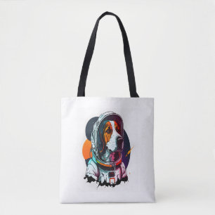 Astronout Dog Mascot  Tote Bag