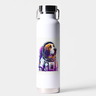 Astronout Dog Mascot  Water Bottle