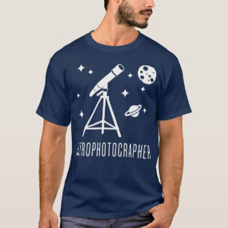 Astrophotographer Telescope Astronomy T-Shirt