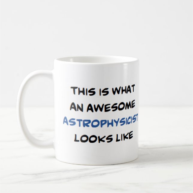 astrophysicist, awesome coffee mug (Left)