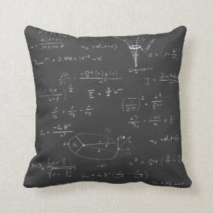 Astrophysics diagrams and formulas cushion