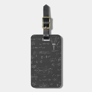 Astrophysics diagrams and formulas luggage tag