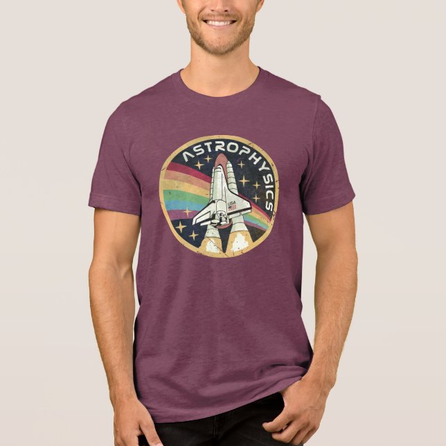 Astrophysics Vintage Emblem V02 Tri-Blend Shirt (Front)