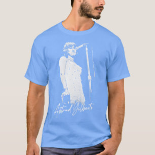Astrud Gilberto Retro Original Fan Design T-Shirt