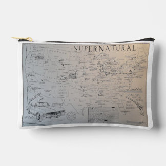 Astuccio con cartina del Kansas  Accessory Pouch