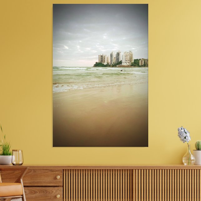 Astúrias Beach Guarujá Brazil Canvas Print (Insitu(LivingRoom))