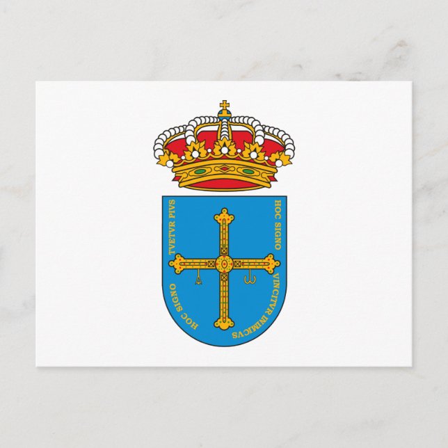 Asturias Coat of Arms Postcard (Front)