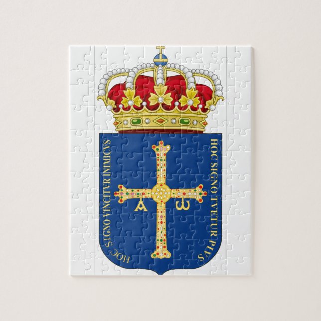 Asturias Coat of Arms (Spain) Jigsaw Puzzle (Vertical)