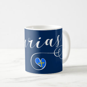 Asturias Flag Heart, Asturies, Spain Coffee Mug
