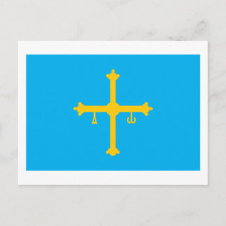 Asturias Flag Postcard