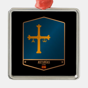 Asturias Metal Tree Decoration