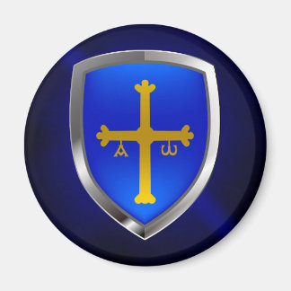 Asturias Metallic Emblem Magnet