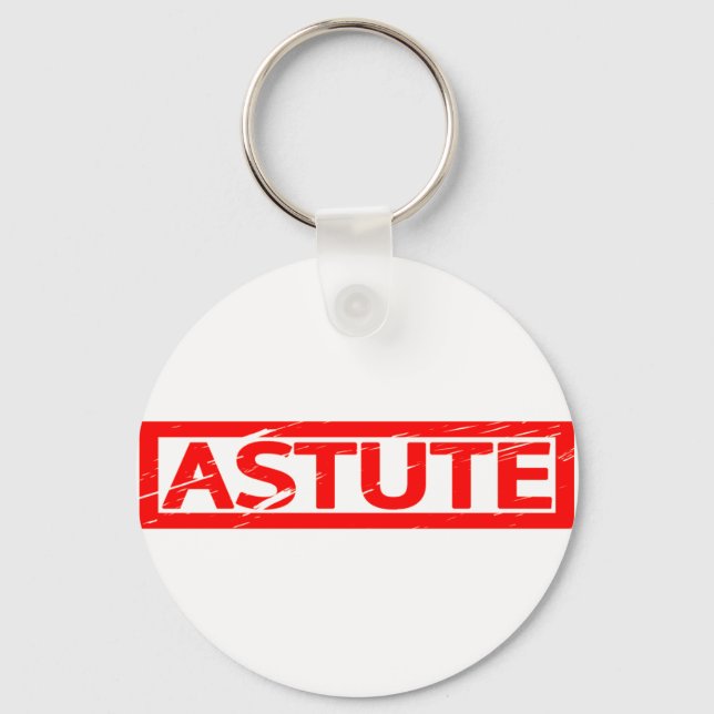 Astute Stamp Key Ring (Front)