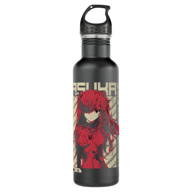 asuka evangelionn 710 ml water bottle (Front)