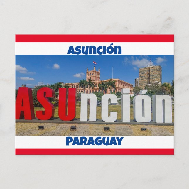 Asunción, Paraguay Postcard (Front)