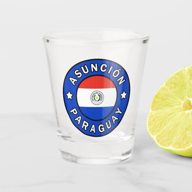 Asuncion Paraguay Shot Glass (Front)