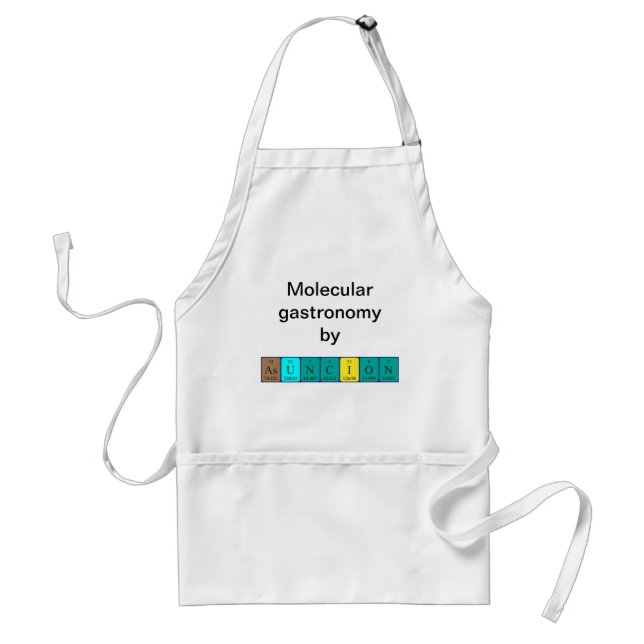 Asuncion periodic table name apron (Front)