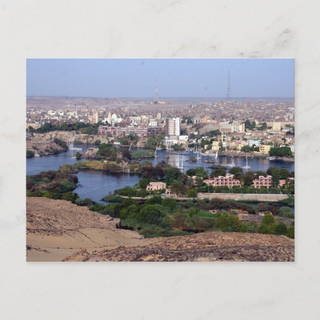 aswan nile postcard (Front)