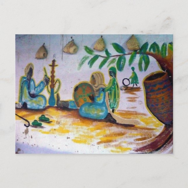 aswan pipe postcard (Front)