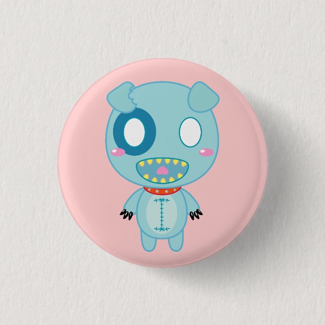 Asyl the Dog 3 Cm Round Badge (Front)