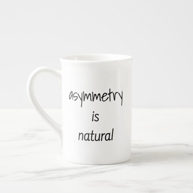 Asymmetry Is Natural Speciality Mug (Left)