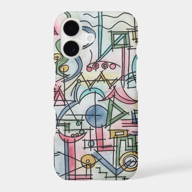 Asymmetry-Modern Bauhaus Geometric Art (Back)