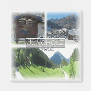 AT0018 Europe, Austria, Tyrol, Jungholz, Fridge Magnet