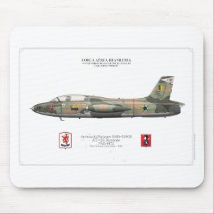 AT-26 Xavante (EMB-326G) - Brazilian Air Force Mouse Mat